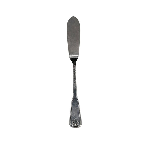 Oneida Silver Colonial Mood Stainless Steel Flat Handle Master Butter Knife - Picture 3 of 3